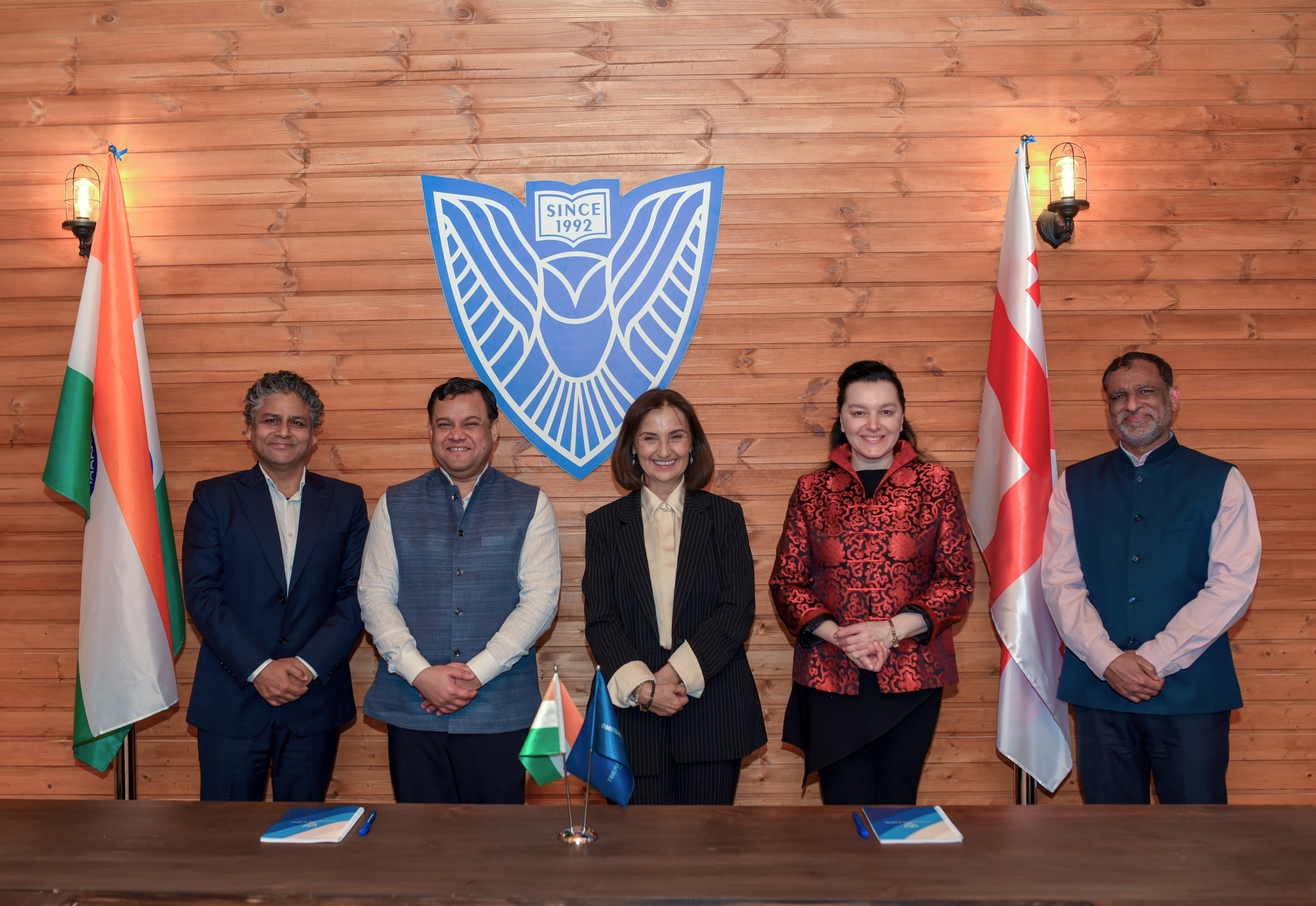 ინდოეთის ახლადდანიშნული ელჩი თსა-ს საგანმანმათლებლო გარემოს გაეცნო